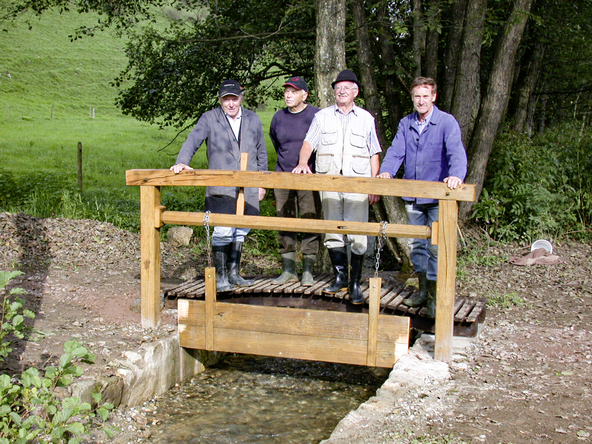 Stellfalle am Gipsstollen in Maulburg