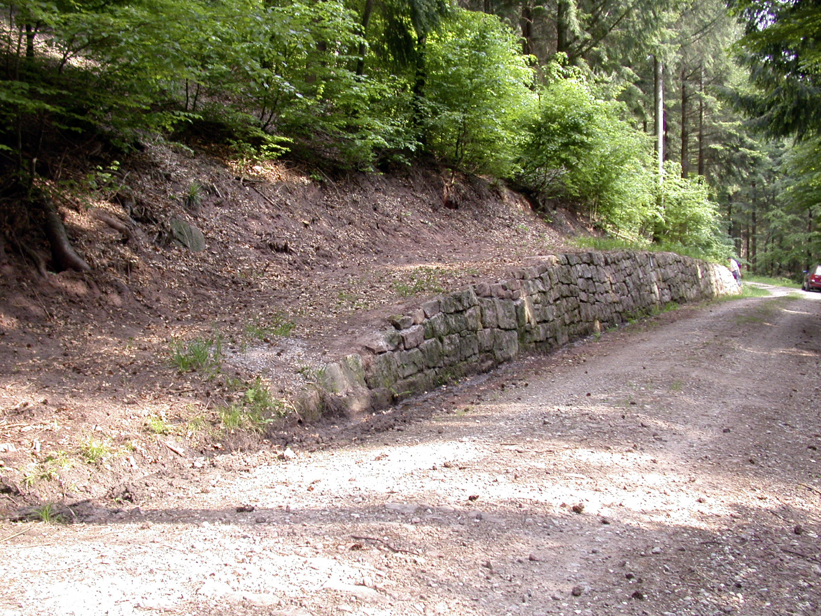 Historischer Holzladeplatz